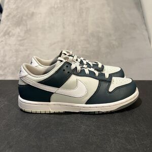 Nike Dunk Low Split Shoes Youth Size 3Y Deep Jungle FB9108-300 Sneakers